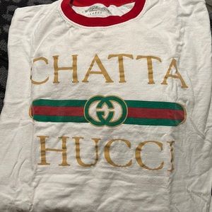 Chatta Hucci by Vinyl Ranch.  Large. Ringer. Gucci.